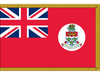 Cayman Islands Civil Indoor Presentation Flagpole Set - 11' Gold Pole