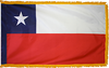 Chile Flag for Indoor Use