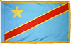 Congo Democratic Republic Flag for Indoor Use