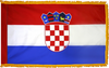 Croatia Flag for Indoor Use