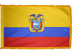 Ecuador Indoor Presentation Flagpole Set - 11' Gold Pole