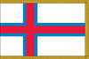 Faroe Islands Flag for Indoor Use