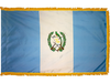 Guatemala Indoor Presentation Flagpole Set - Oak Pole