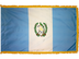 Guatemala Indoor Presentation Flagpole Set - 11' Gold Pole