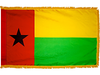 Guinea-Bissau Indoor Presentation Flagpole Set - 11' Gold Pole