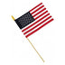 4"x6" American Stick Flag