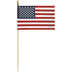 8"x12" American Stick Flag