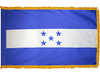 Honduras Indoor Presentation Flagpole Set - 11' Gold Pole