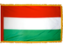 Hungary Indoor Presentation Flagpole Set - Oak Pole