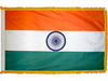 India Indoor Presentation Flagpole Set - 11' Gold Pole