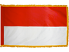 Indonesia Indoor Presentation Flagpole Set - 11' Gold Pole