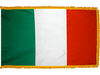 Italy Indoor Presentation Flagpole Set - 11' Gold Pole