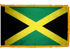 Jamaica Indoor Presentation Flagpole Set - Oak Pole