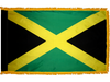 Jamaica Indoor Presentation Flagpole Set - 11' Gold Pole