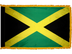 Jamaica Indoor Presentation Flagpole Set - 11' Gold Pole