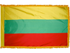 Lithuania Indoor Presentation Flagpole Set - Oak Pole