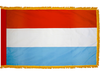 Luxembourg Indoor Presentation Flagpole Set - 11' Gold Pole