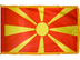 Macedonia Indoor Presentation Flagpole Set - 11' Gold Pole