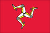 Isle of Man Flag for Indoor Use - 3' x 5'
