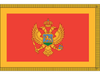 Montenegro Indoor Presentation Flagpole Set - 11' Gold Pole