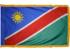 Namibia Indoor Presentation Flagpole Set - 11' Gold Pole