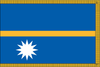 Nauru Flag for Indoor Use