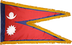 Nepal Flag for Indoor Use
