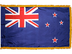 New Zealand Indoor Presentation Flagpole Set - Oak Pole