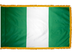 Nigeria Indoor Presentation Flagpole Set - Oak Pole