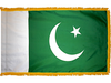 Pakistan Indoor Presentation Flagpole Set - Oak Pole