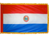 Paraguay Indoor Presentation Flagpole Set - 11' Gold Pole