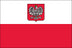 Poland With Eagle Flag for Outdoor Use