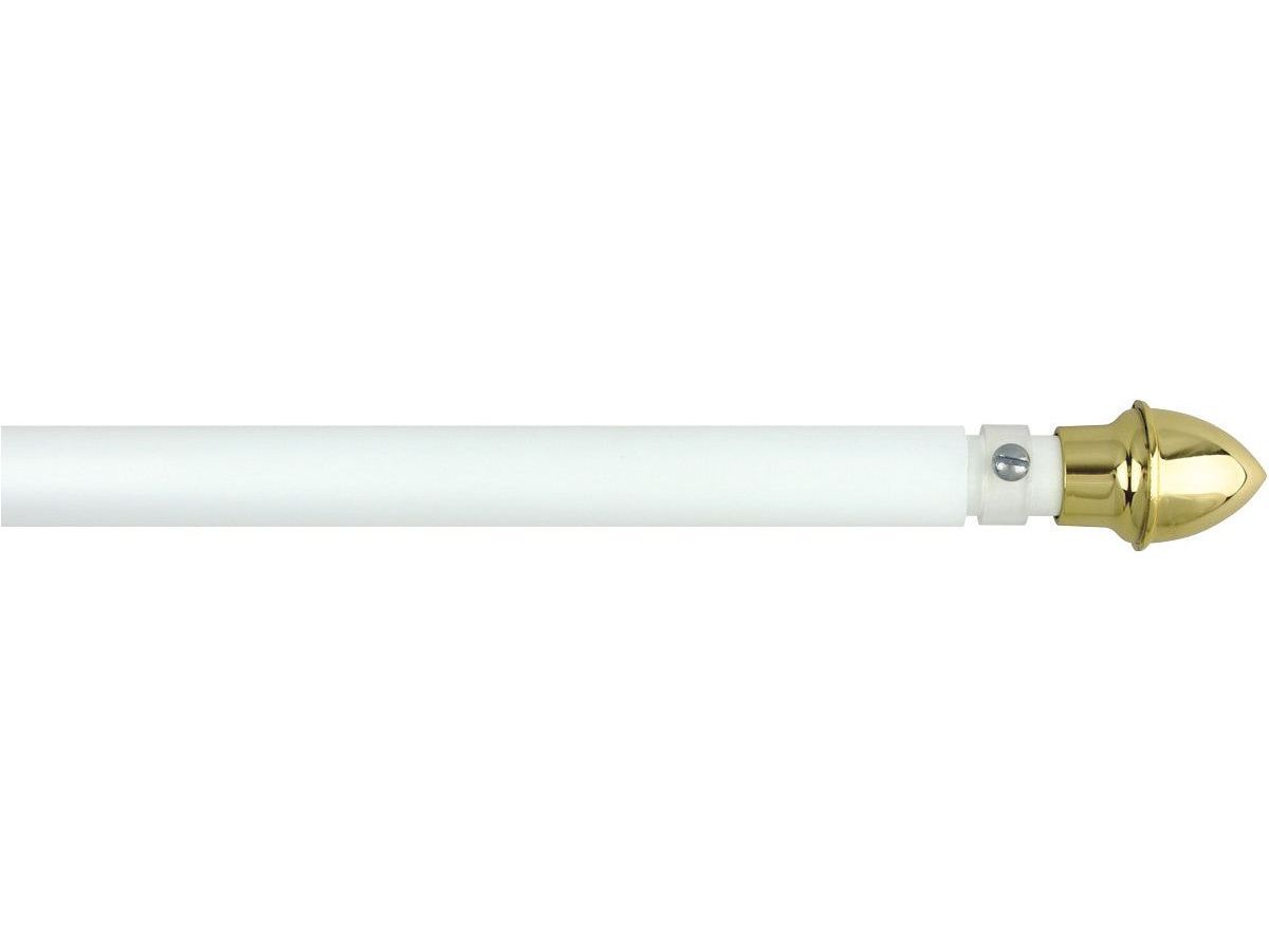 6' White Fiberglass Display Flagpole • Flagsource Unlimited