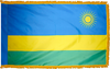 Rwanda Flag for Indoor Use
