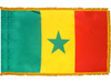 Senegal Indoor Presentation Flagpole Set - Oak Pole