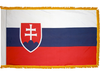 Slovakia Indoor Presentation Flagpole Set - Oak Pole