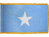 Somalia Indoor Presentation Flagpole Set - 11' Gold Pole