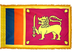 Sri Lanka Indoor Presentation Flagpole Set - 11' Gold Pole