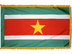 Suriname Indoor Presentation Flagpole Set - Oak Pole