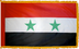Syria Flag for Indoor Use