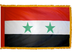 Syria Indoor Presentation Flagpole Set - 11' Gold Pole