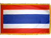 Thailand Indoor Presentation Flagpole Set - 11' Gold Pole