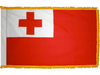 Tonga Indoor Presentation Flagpole Set - 11' Gold Pole