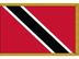 Trinidad and Tobago Indoor Presentation Flagpole Set - 11' Gold Pole