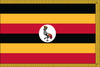Uganda Flag for Indoor Use