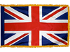 United Kingdom Indoor Presentation Flagpole Set - Oak Pole