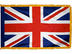 United Kingdom Indoor Presentation Flagpole Set - Oak Pole